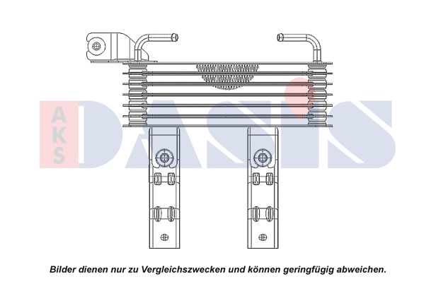 AKS DASIS Eļļas radiators, Motoreļļa 569024N